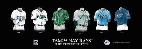 tampa bay rays jersey history